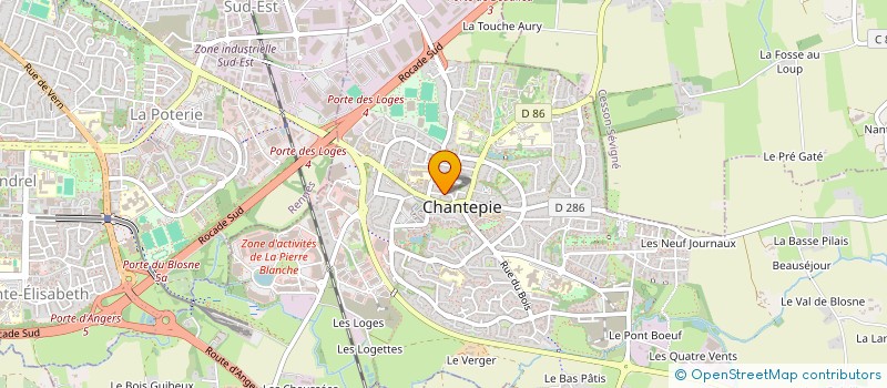 localisation de l'entreprise MONSIEUR VINCENT MASSON  CHANTEPIE