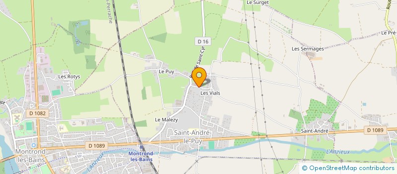 localisation de l'entreprise MONSIEUR VINCENT MATHALOU  SAINT-ANDRE-LE-PUY