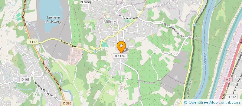 localisation de l'entreprise MONSIEUR VINCENT MATHERON  MILLERY