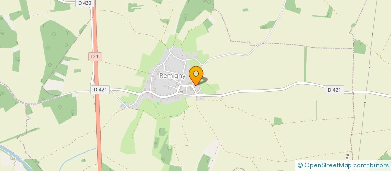 localisation de l'entreprise MONSIEUR VINCENT MATHIAS  REMIGNY