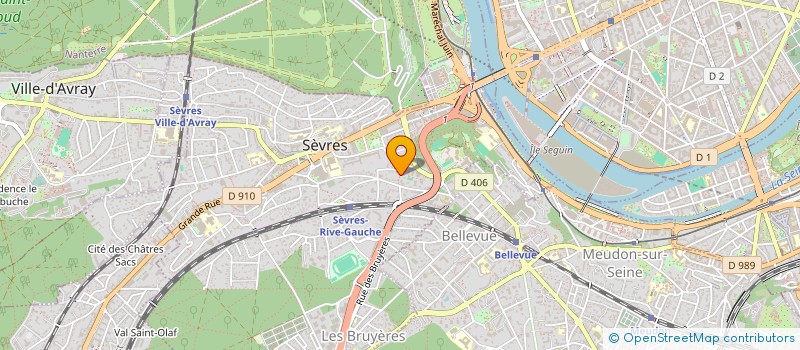 localisation de l'entreprise MONSIEUR VINCENT MATHIAS à SEVRES