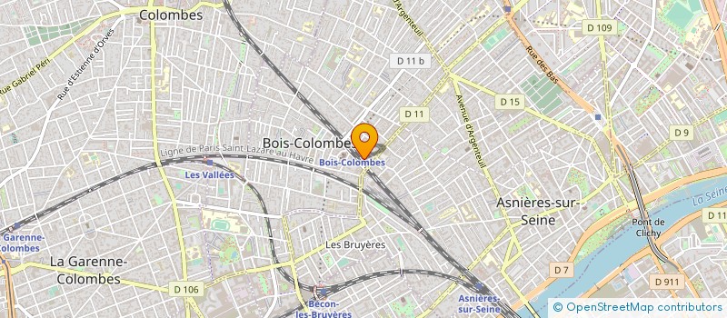 localisation de l'entreprise MONSIEUR VINCENT MATHIEU à BOIS-COLOMBES