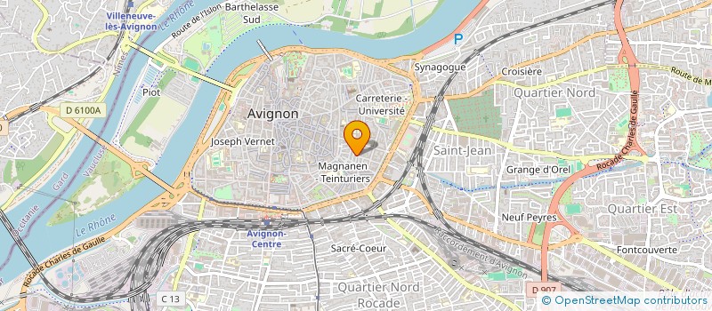 localisation de l'entreprise MONSIEUR VINCENT MATHIEU  AVIGNON