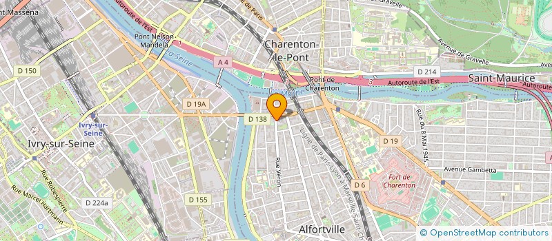 localisation de l'entreprise MONSIEUR VINCENT MATHIOT  ALFORTVILLE