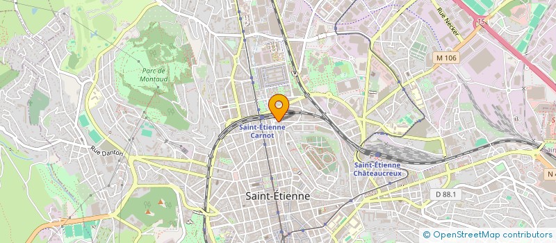 localisation de l'entreprise MONSIEUR VINCENT MATIVIER  SAINT-ETIENNE