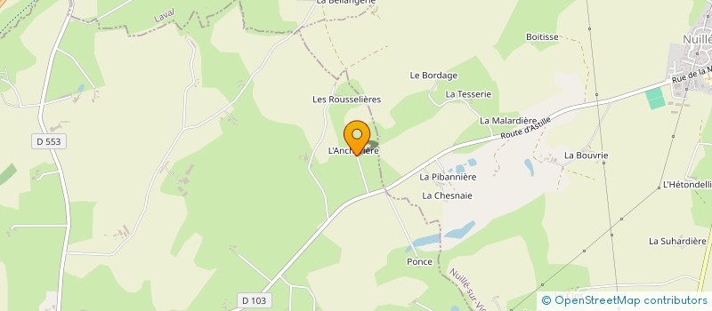 localisation de l'entreprise MONSIEUR VINCENT MAUDUIT  ASTILLE