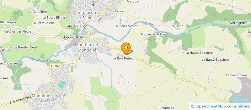 localisation de l'entreprise MONSIEUR VINCENT MAUGER à SEVREMOINE