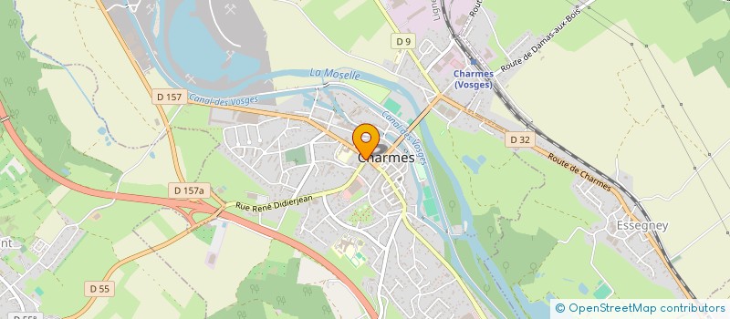 localisation de l'entreprise MONSIEUR VINCENT MAURICE  CHARMES