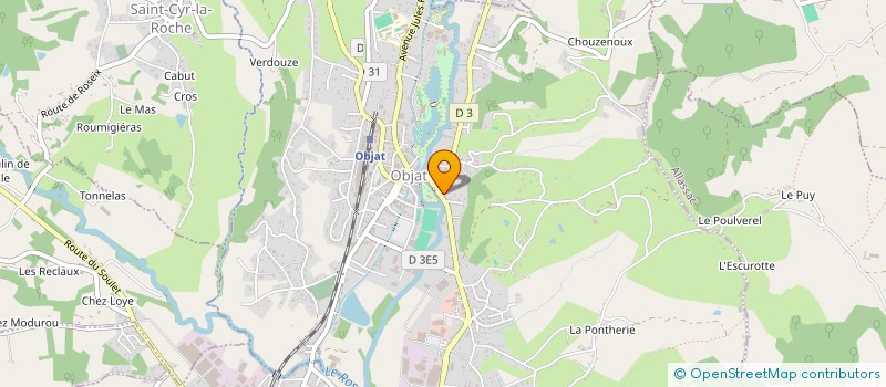 localisation de l'entreprise MONSIEUR VINCENT MAVIEL  OBJAT