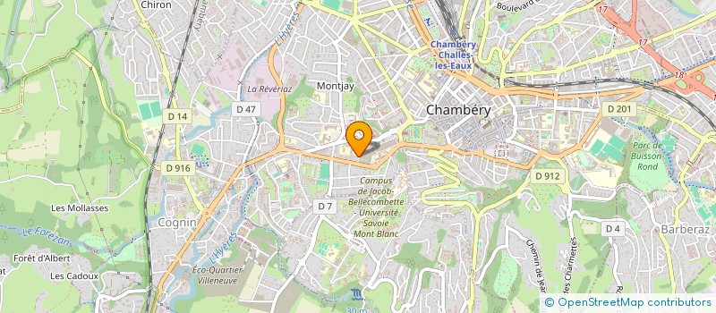 localisation de l'entreprise MONSIEUR VINCENT MAYLIN à CHAMBERY