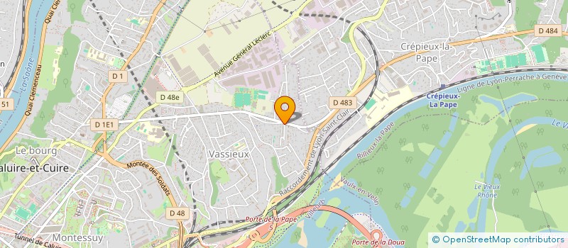 localisation de l'entreprise MONSIEUR VINCENT MAZOYER  CALUIRE-ET-CUIRE