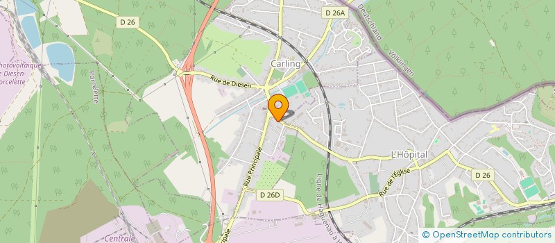 localisation de l'entreprise MONSIEUR VINCENT MAZZETTA  CARLING