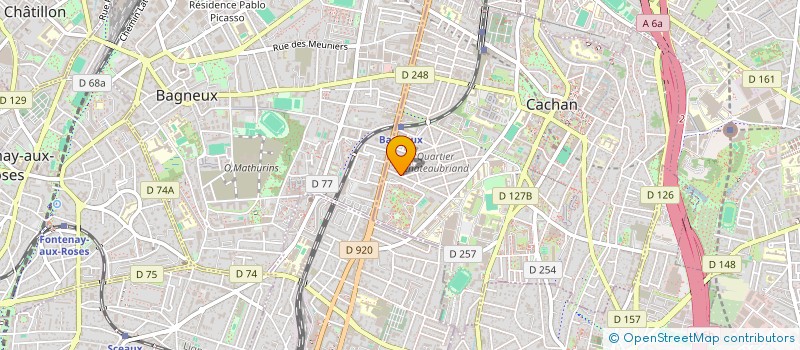 localisation de l'entreprise MONSIEUR VINCENT MBOCK  CACHAN