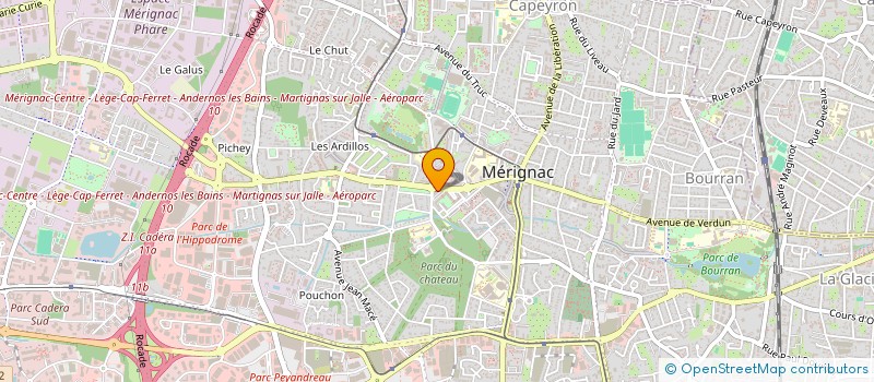 localisation de l'entreprise MONSIEUR VINCENT MEHEUT  MERIGNAC