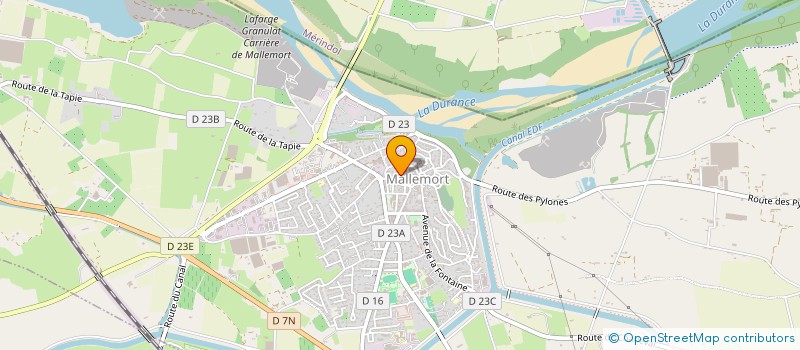 localisation de l'entreprise MONSIEUR VINCENT MELLOT  MALLEMORT