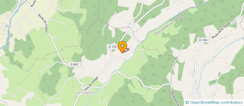 localisation de l'entreprise MONSIEUR VINCENT MENADI  LE CHALON