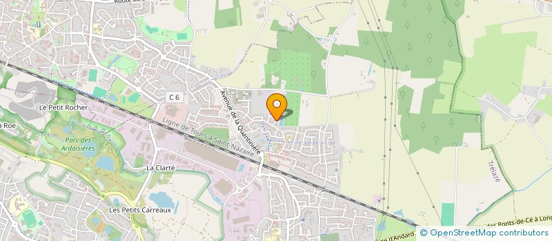 localisation de l'entreprise MONSIEUR VINCENT MENARD  TRELAZE