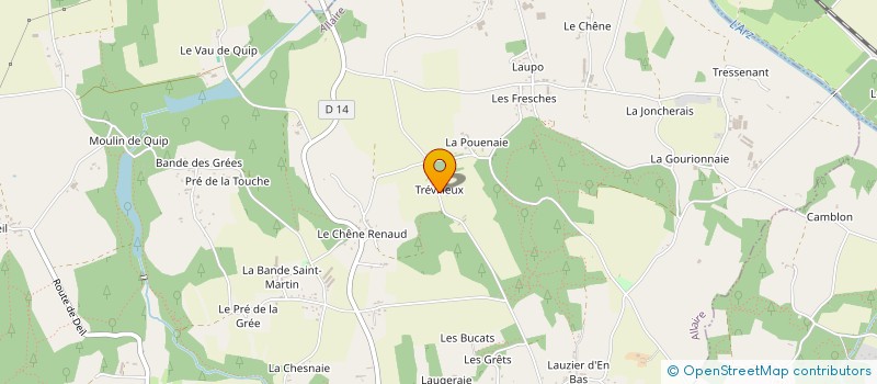 localisation de l'entreprise MONSIEUR VINCENT MENEHY  ALLAIRE