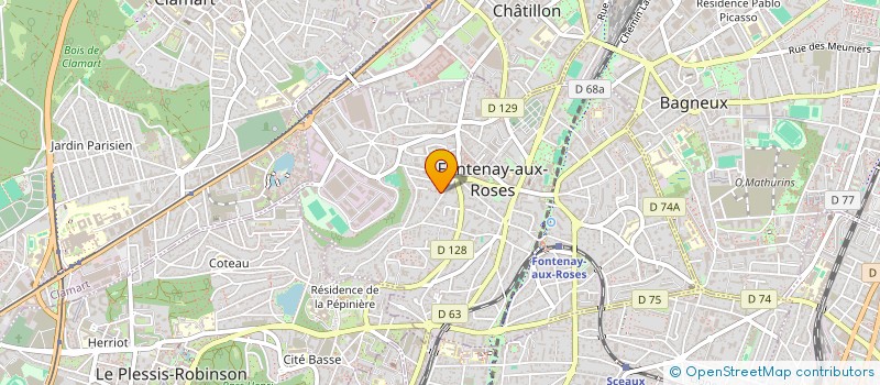 localisation de l'entreprise MONSIEUR VINCENT MENET à FONTENAY-AUX-ROSES