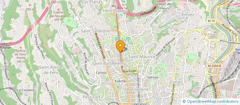 localisation de l'entreprise MONSIEUR VINCENT MENEUX  NICE