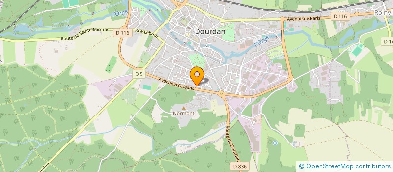 localisation de l'entreprise MONSIEUR VINCENT MERMILLON  DOURDAN