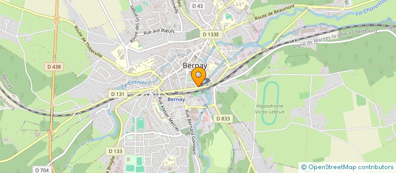 localisation de l'entreprise MONSIEUR VINCENT MESNILDREY à BERNAY
