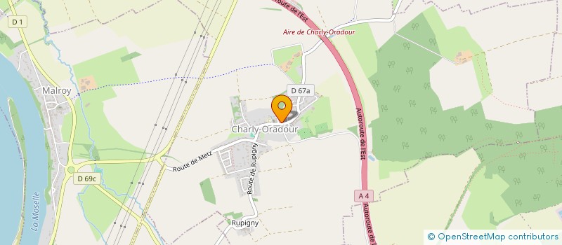 localisation de l'entreprise MONSIEUR VINCENT MESSEMER  CHARLY-ORADOUR