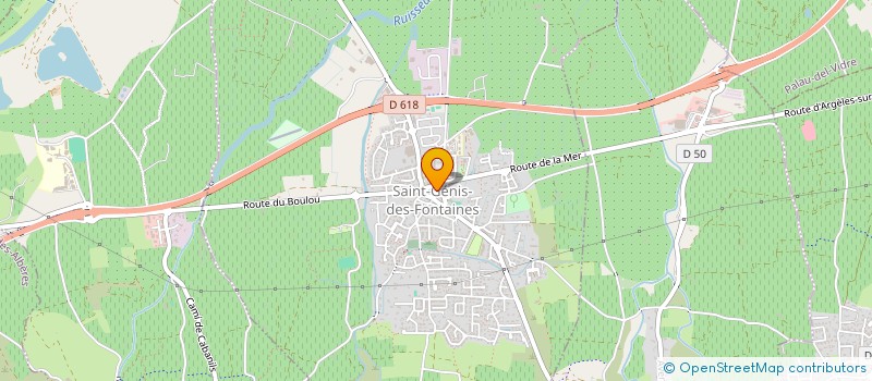 localisation de l'entreprise MONSIEUR VINCENT METZ  SAINT-GENIS-DES-FONTAINES