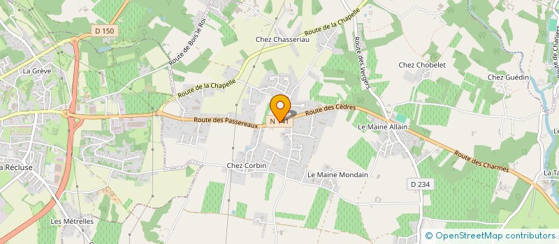 localisation de l'entreprise MONSIEUR VINCENT MEUCHE  CHANIERS