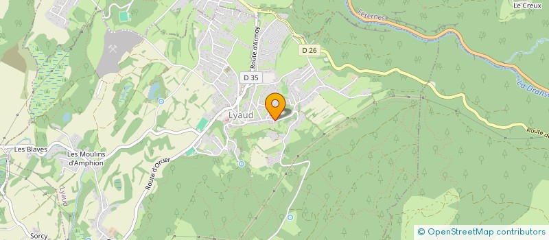 localisation de l'entreprise MONSIEUR VINCENT MEUNIER  LYAUD