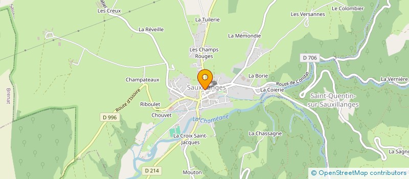 localisation de l'entreprise MONSIEUR VINCENT MEUNIER à SAUXILLANGES