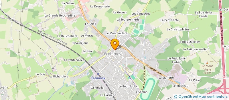 localisation de l'entreprise MONSIEUR VINCENT MEUNIER  ECOMMOY