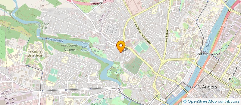 localisation de l'entreprise MONSIEUR VINCENT MEUNIER  ANGERS