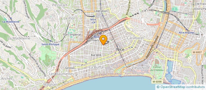 localisation de l'entreprise MONSIEUR VINCENT MEUNIER-COLIN à NICE