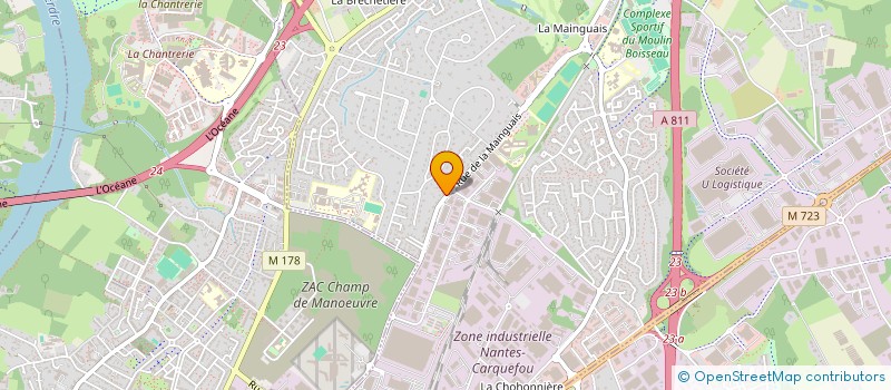 localisation de l'entreprise MONSIEUR VINCENT MEVEL à CARQUEFOU