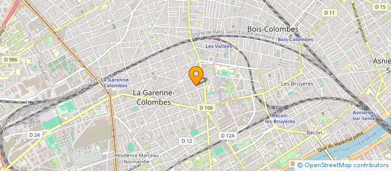 localisation de l'entreprise MONSIEUR VINCENT MEYER à LA GARENNE-COLOMBES