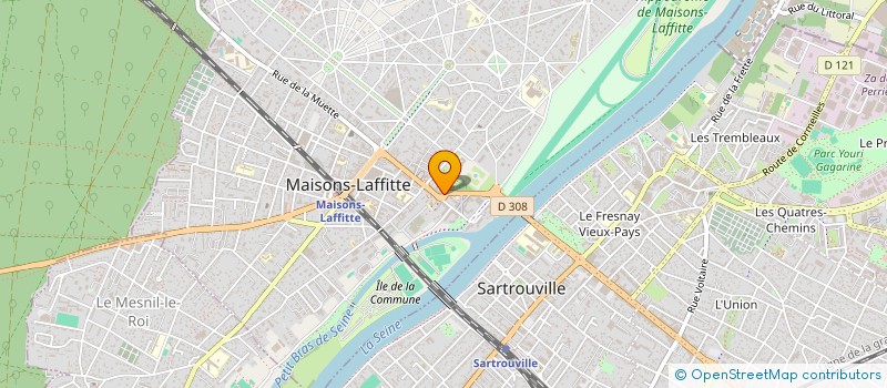 localisation de l'entreprise MONSIEUR VINCENT MEYRIGNAC  MAISONS-LAFFITTE