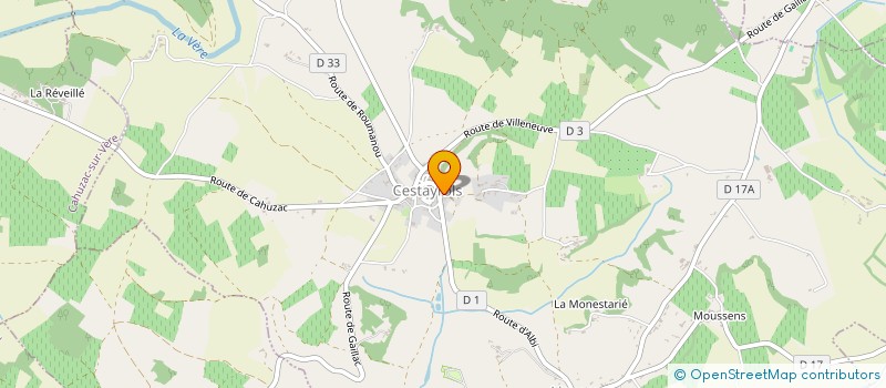 localisation de l'entreprise MONSIEUR VINCENT MICHALIK  CESTAYROLS