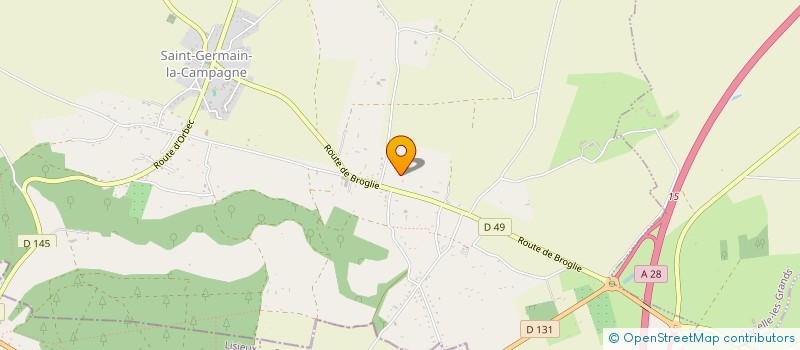 localisation de l'entreprise MONSIEUR VINCENT MICHAUT  SAINT-GERMAIN-LA-CAMPAGNE