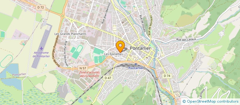 localisation de l'entreprise MONSIEUR VINCENT MICHEL  DOMMARTIN