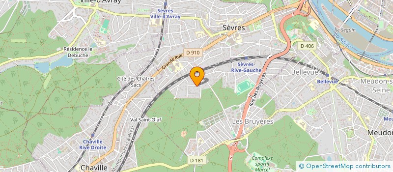 localisation de l'entreprise MONSIEUR VINCENT MICHEL à SEVRES