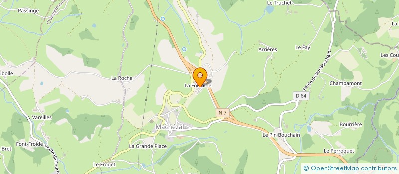 localisation de l'entreprise MONSIEUR VINCENT MICHEL  MACHEZAL