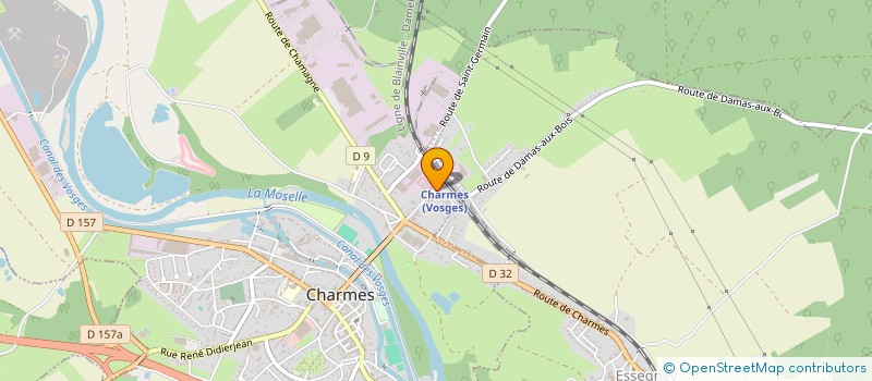 localisation de l'entreprise MONSIEUR VINCENT MIDON  CHARMES