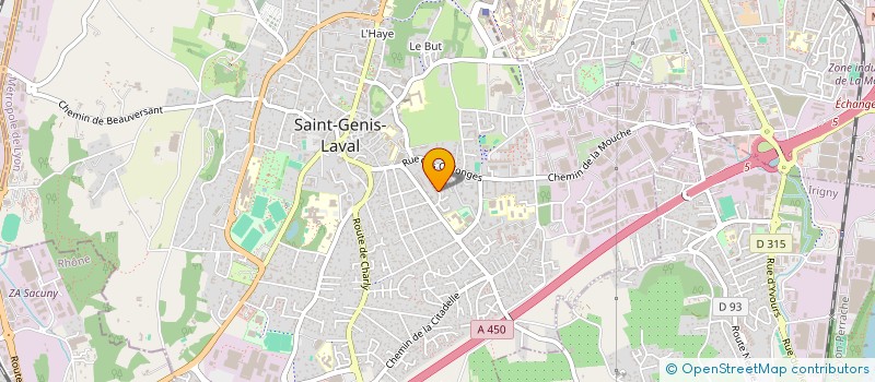 localisation de l'entreprise MONSIEUR VINCENT MILLOT  SAINT-GENIS-LAVAL