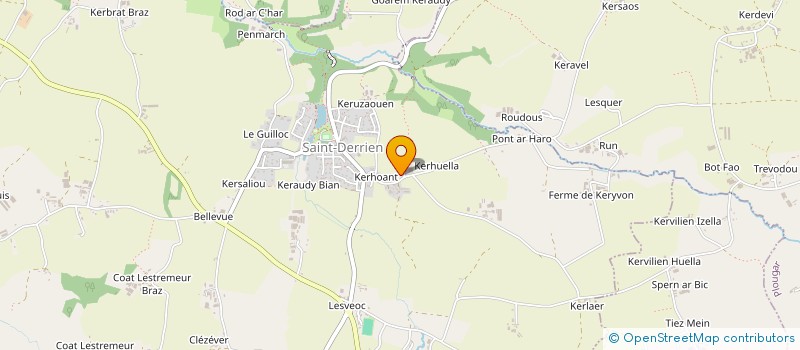 localisation de l'entreprise MONSIEUR VINCENT MINGAM  SAINT-DERRIEN