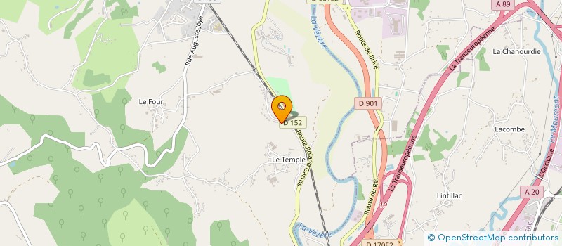 localisation de l'entreprise MONSIEUR VINCENT MIODET  BRIVE-LA-GAILLARDE