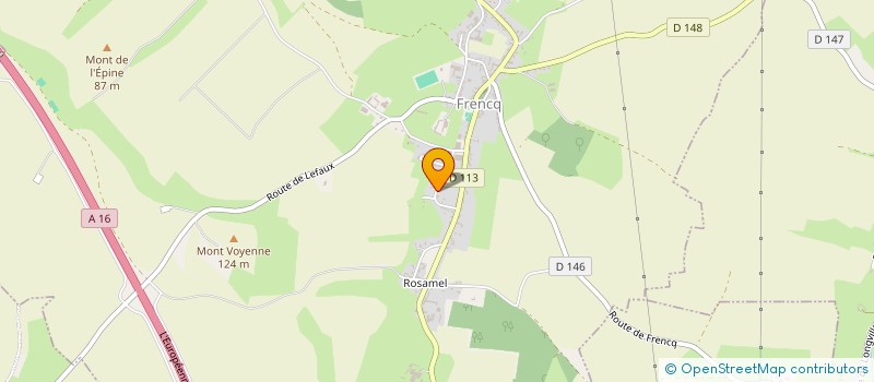 localisation de l'entreprise MONSIEUR VINCENT MISTO  FRENCQ