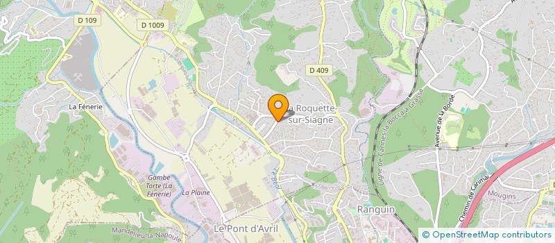 localisation de l'entreprise MONSIEUR VINCENT MISTRETTA à LA ROQUETTE-SUR-SIAGNE