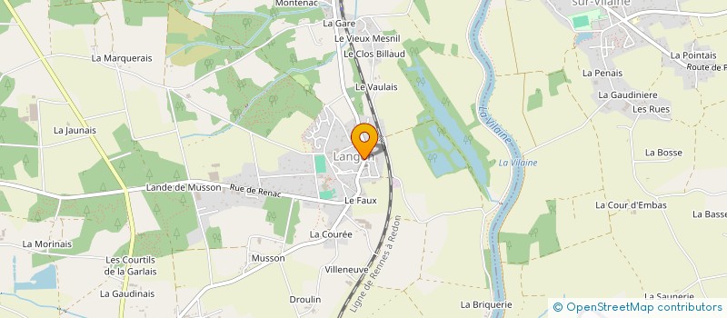 localisation de l'entreprise MONSIEUR VINCENT MOINARD  LA CHAPELLE-DE-BRAIN