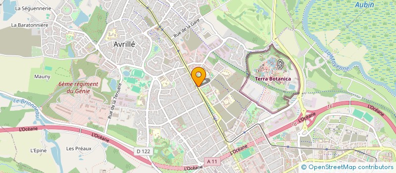 localisation de l'entreprise MONSIEUR VINCENT MOINE  AVRILLE